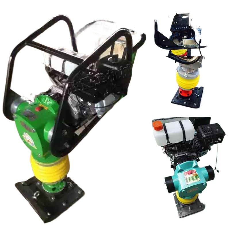 Hammer dinámico del pavimento concreto mecánico de la fundación del PDA del apisonador vertical del impacto de la gasolina HCR80