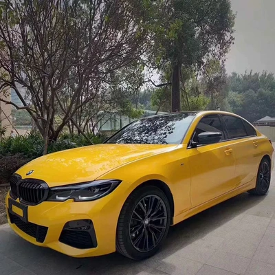 Auto Color Change Film – to Liquid Metal Crystal Series - crystal-sunflower-yellow-152m17m