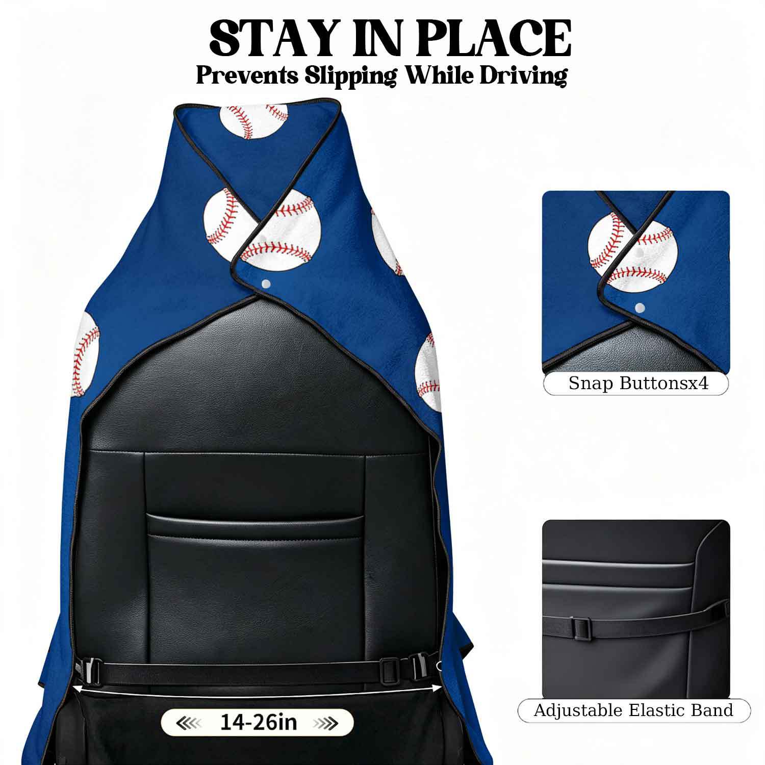 2-piece dual-use car seat cover, ultra-fine fiber, can be used as a beach towel, printed car protective seat cover 13