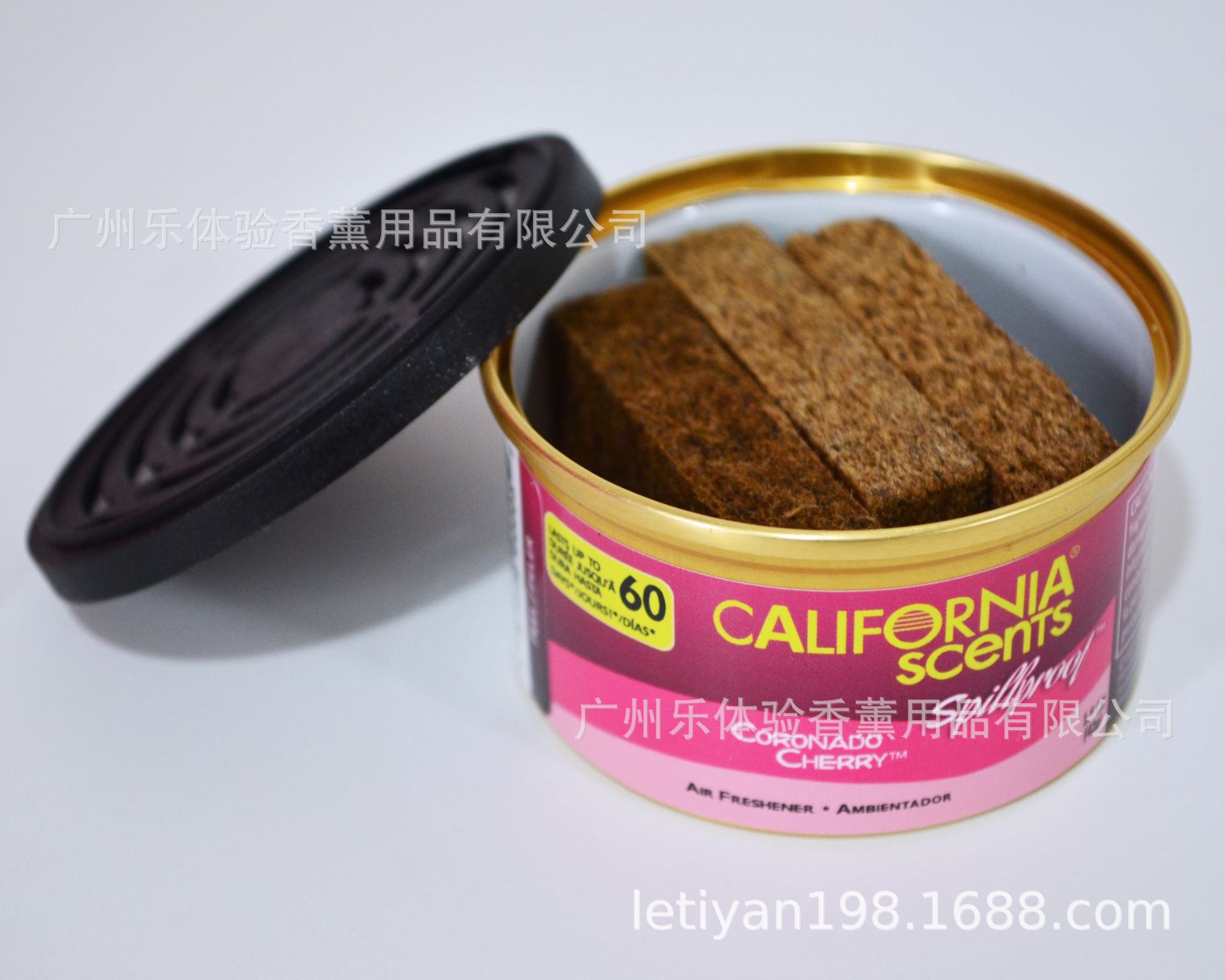 Living Room Bathroom Aromatherapy Canned Fiber Wood Block Perfume Car Deodorant Solid Fragrance Car Air Freshener