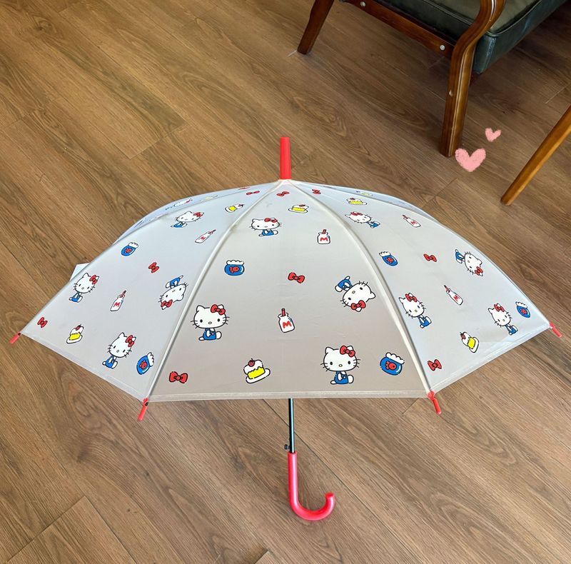 现货 猫咪全自动雨伞女晴雨伞两用折叠黑胶防晒紫外线学生太阳伞|undefined
