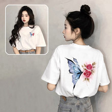潮牌纯棉白色短袖t恤女2026新款爆款夏季设计感小众上衣半袖体恤