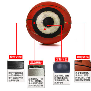 批发3号5号7号橡胶篮球幼儿园青少年儿童训练球水泥地耐磨pu篮球