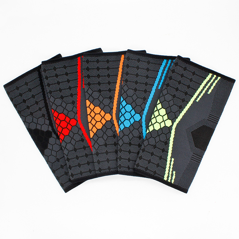 En stock de punto elástico transpirable coderas hombres y mujeres al aire libre correr deportes fitness montar coderas image 6