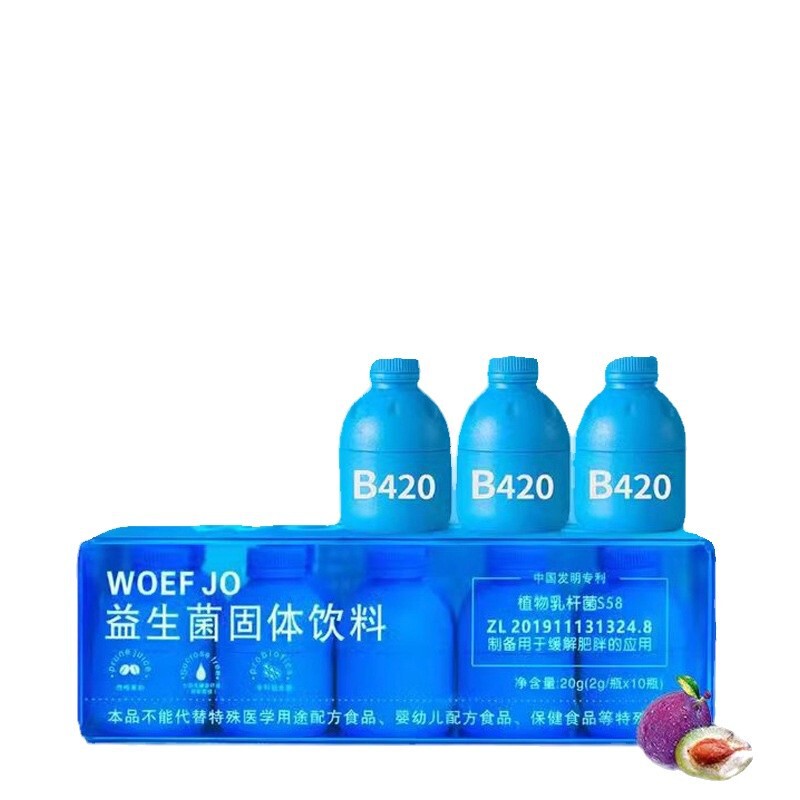 WOEF JO小青瓶B420益生菌即食痩身菌益生元体重管理公式規格品|undefined