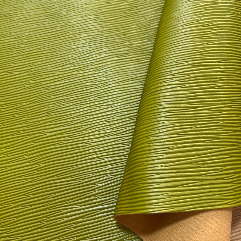 Large toothpick pattern PU leather imitation cotton wool bottom 1.0mm bags handbags shoes crafts decorative soft bag fabric