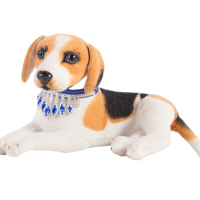 寵物項圈小狗牽引繩泰迪狗狗公主風比熊脖套寶石項鏈貓咪項鏈圍脖