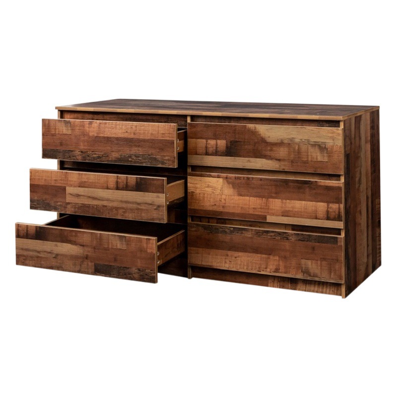 Retro pecho de cajones dormitorio simple gabinete de almacenamiento sala de estar de almacenamiento de cinco-seis pecho de cajones dormitorio principal pared cajón gabinete de almacenamiento