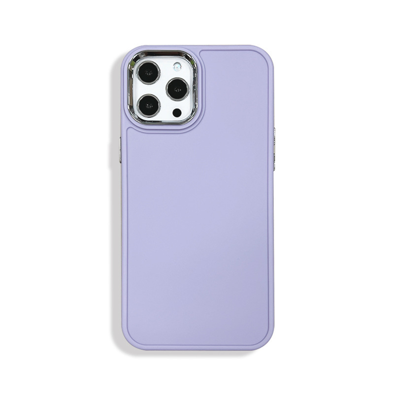 iPhone17 メタルフォトフレーム携帯電話ケース Apple 14 ソリッドカラーネットレッド 16 素材ケース 12 シリコン保護カバーに適しています。|undefined