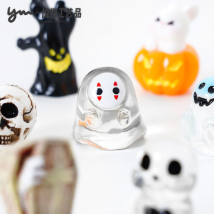 Halloween Faceless Ghost Pumpkin Doll DIY Decorations Blind Box Bag Accessories Micro Landscape Desktop Small Ornaments