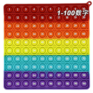 学习1-100数字泡泡按压数学思维训练游戏益智科教玩具灭鼠先锋