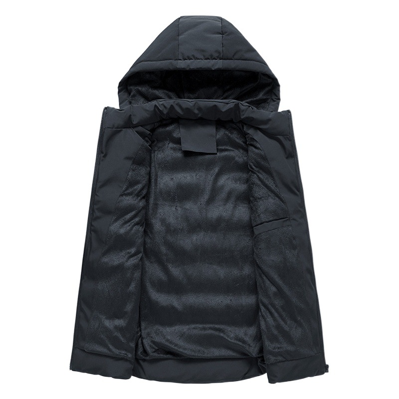 1808 factory direct new men's vest cotton-padded jacket Korean slim coat thick warm vest men's clothing