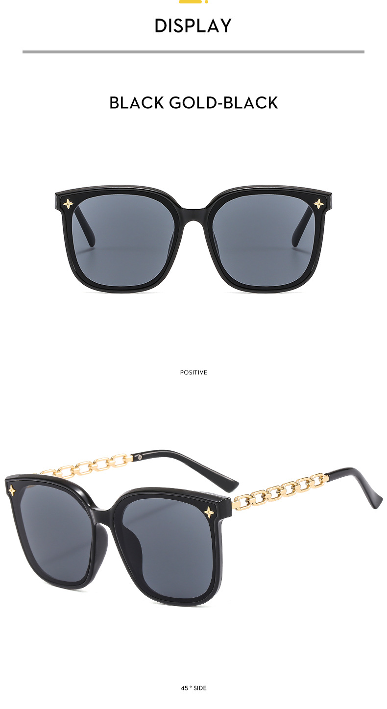 Damen Sonnenbrille Mit Großem Rahmen Für Optimalen Sonnenschutz_voghion.com