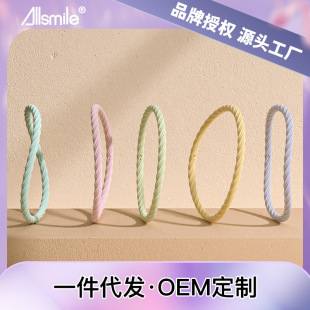 Allsmile Rubber Band Hair Band Hair Rope Girls Hair Tie Headwear High Elastic Durable Small Rubber Band Simple Hair Rope