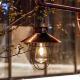 Cross-border solar lamp retro garden lamp outdoor waterproof induction hanging lamp villa balcony garden ancient style tungsten lamp