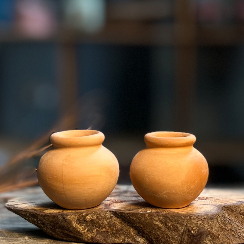 Thumb Pot Control for Succulent Flower Pots, Ceramic Stoneware, Creative Home Retro Leaf Seedling Pots, Exquisite Flower Pots Wholesale