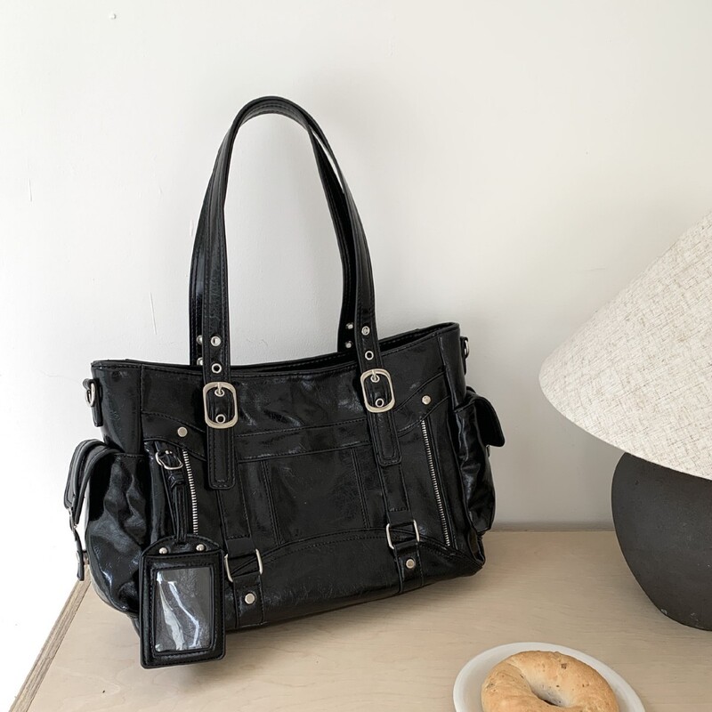 Sweet and Cool Style Large-Capacity Tote Bag, Personalized Versatile Handbag, Simple 2026 Shoulder Bag, Commuter Crossbody Bag