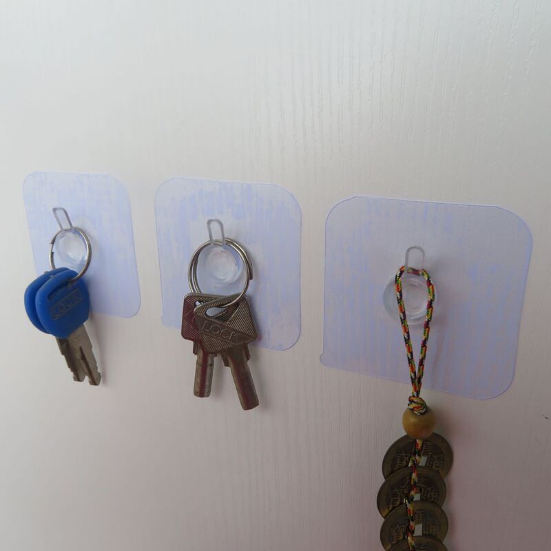 Seamless nail punch-free nail buckle strong adhesive nail-free hook wall nail photo frame photo tile wall hanging hook