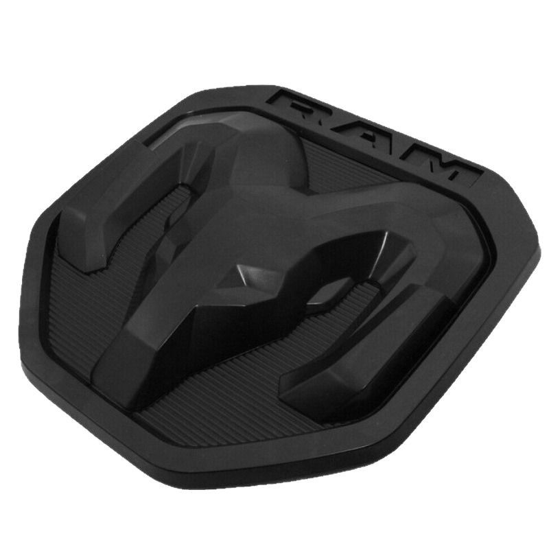 Aplicable para 2019 - 2022 Dodge Ram logotipo 1500 - 3500 cromo negro logotipo de cabeza RAM