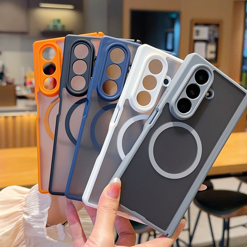 Samsung Galaxy Z Fold 30% off Full-Coverage Magnetic Matte Hard Case Compatible with Z Fold 6/5