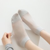 Шелковые колготки, летние носки, тонкие дышащие гольфы, средней длины
