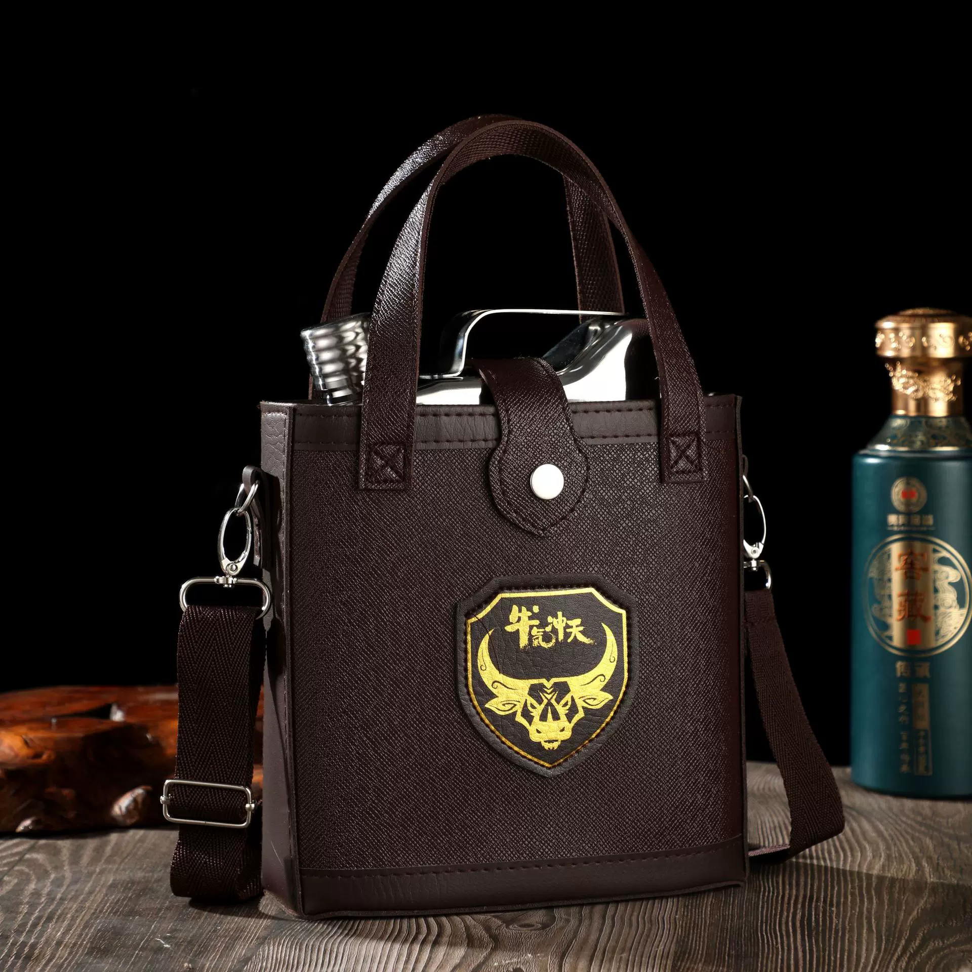 加厚德国高档316 随身便携304不锈钢酒壶3斤5斤7斤酒桶俄罗斯酒具