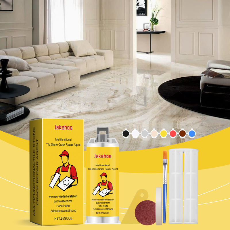 Jakehoe Tile Crack Repair Glue Tile Repair Glaze Marble Hole Repair Ceramic Hole Crack Repair