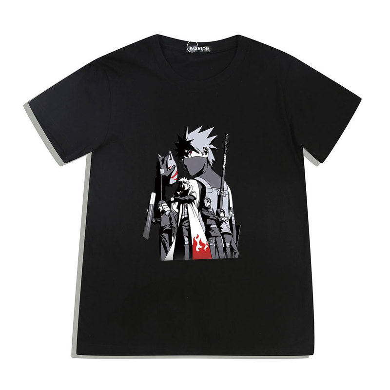 Japanese anime short-sleeved T-shirt summer new fire shadow street fashion cotton yuzhibo skunk printed short-sleeved top