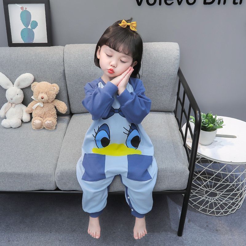 儿童睡衣秋冬季新款德绒婴儿连体衣男女孩子宝宝中小童保暖家居服|undefined