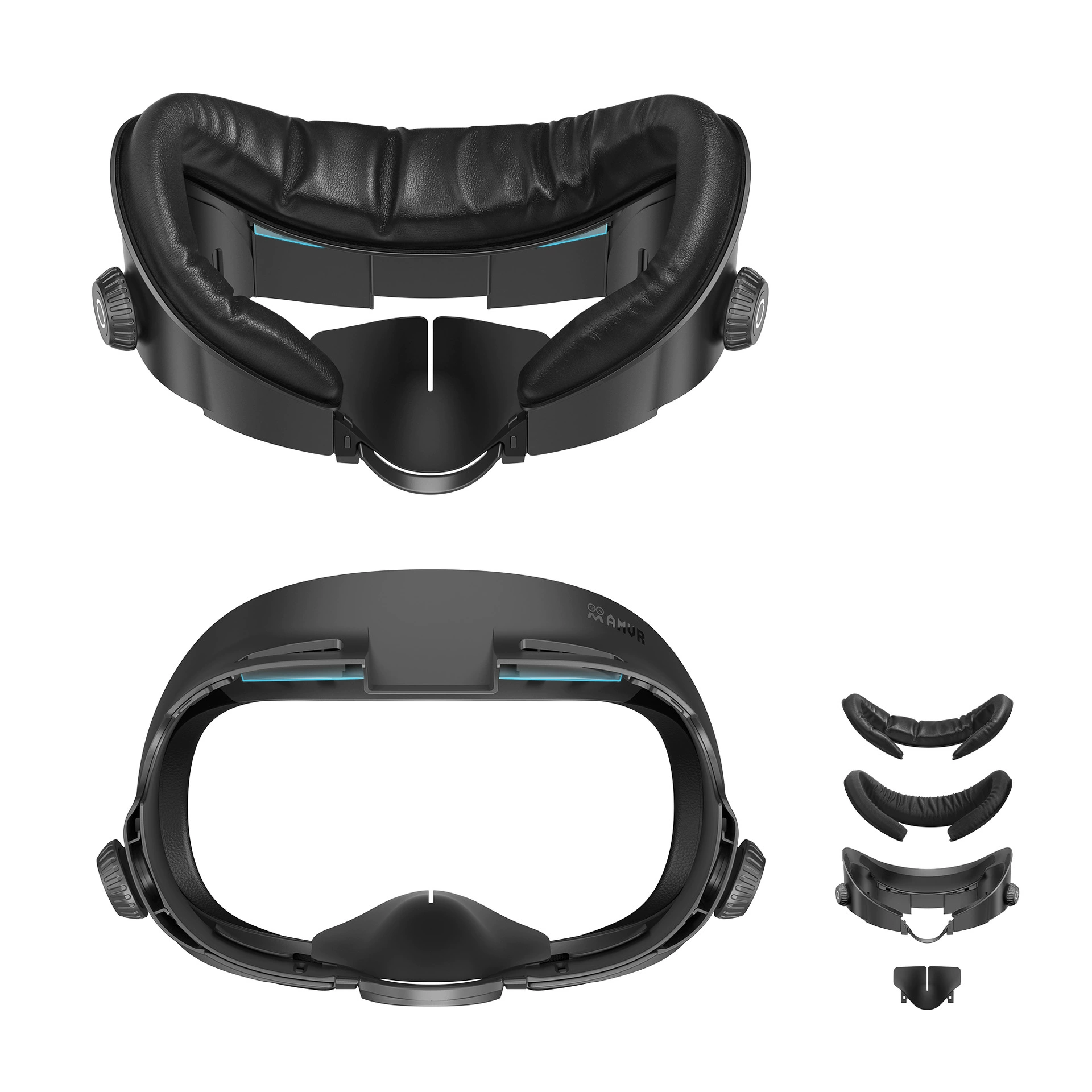 Накладка для регулятора Meta Oculus Quest 3, ПУ, кортикальный гель, ледяной шелк, губчатый материал