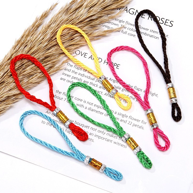 Оптовый бутик китайский узел веревка ручка веревка толстый Металл Серебряная Бусина Висит голова кисточка в наличии новое мастерство хороший DIY