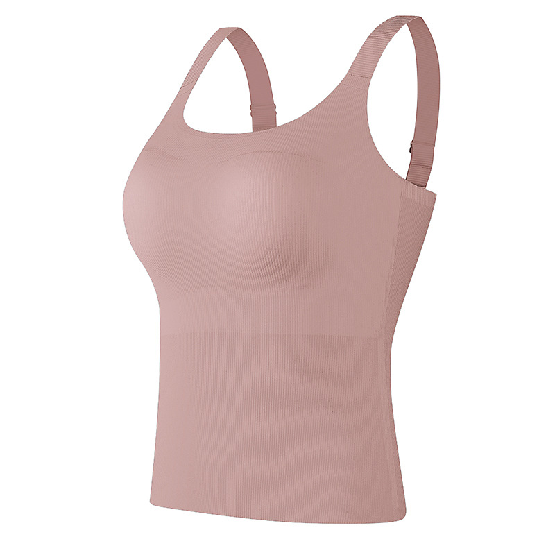 핑크색 넓은 어깨끈