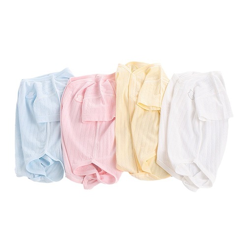 Newborn baby jumpsuit, summer thin baby clothes, pure cotton summer clothes, triangle romper, short sleeves