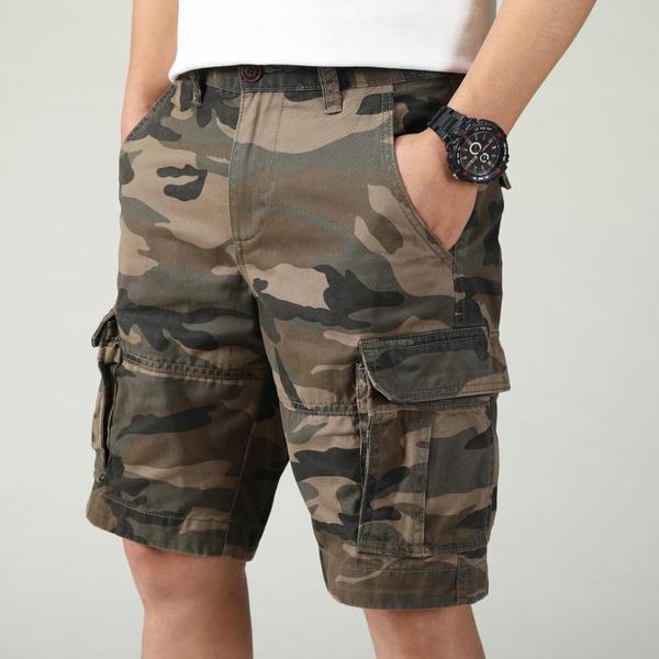 Summer camouflage shorts for leisure