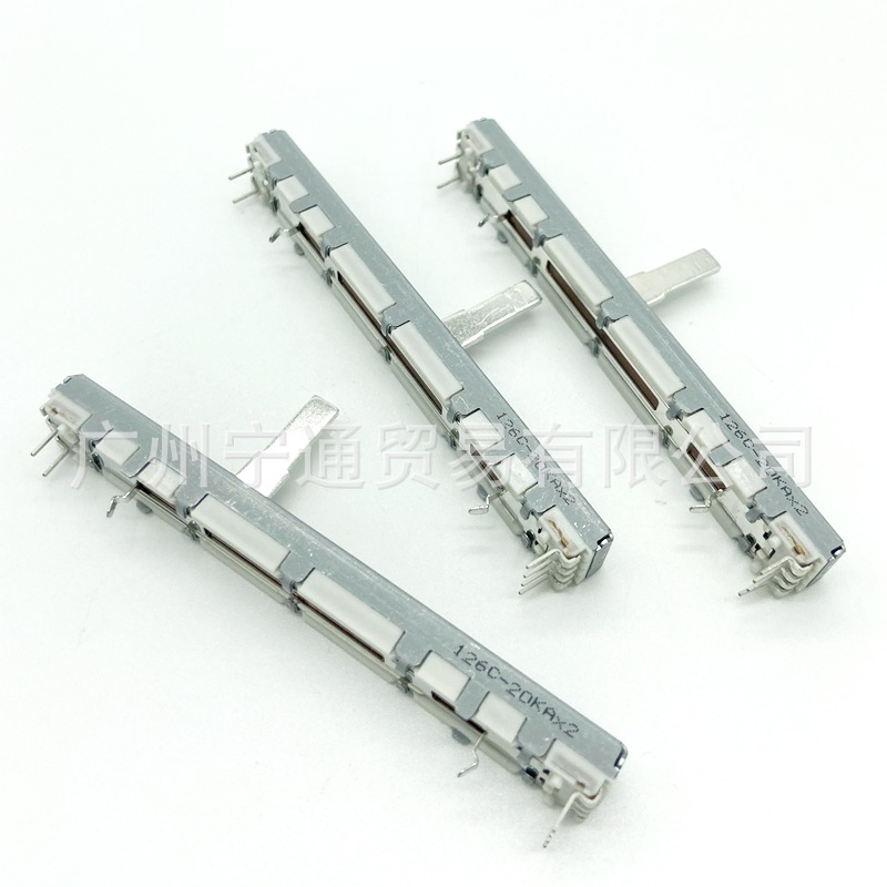 ALPS直滑电位器RS60112A600U行程60mm重力推子20KAX2