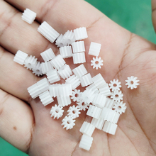 平面pom塑料1模8 9 10~150齿圆柱直齿轮超钢聚甲醛赛钢传动件A