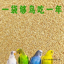 鹦鹉鸟粮饲料新黄谷子带壳虎皮玄凤牡丹文鸟珍珠鸟食粮食