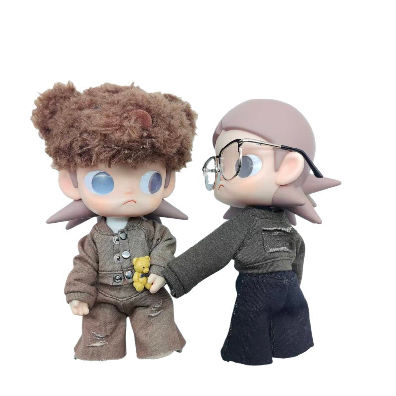 Zsiga Gazi Sister's Floor-Length Pants, the Desired Outfit for 1/8 Scale Movable Dolls, Casual Hole-Punched Pants, Wholesale in Stock