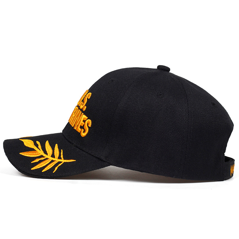 Casquette de baseball extérieure US MARINES Casquette de baseball brodée Casquette de baseball marine Chapeau de camouflage militaire_voghion.com