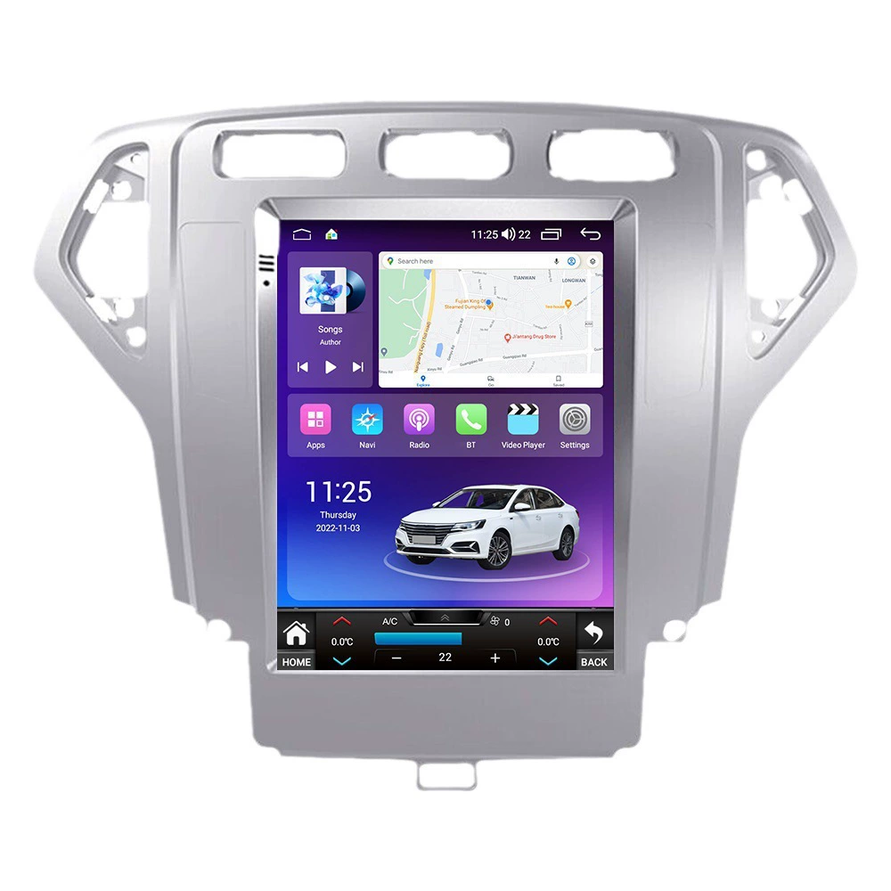 Подходит для Ford Mondeo 2007-2010 с сенсорным экраном, Android навигация, видеоинтерфейс для автомобиля/длинная версия