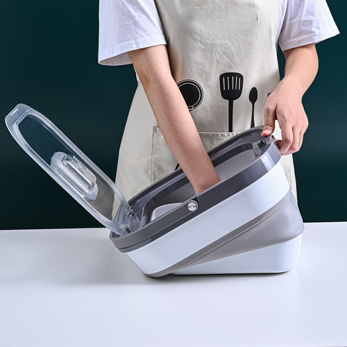 Cat food bucket sealed moisture-proof pet food storage bucket 10kg storage bucket storage tank dog food bucket sealed bucket folding rice bucket