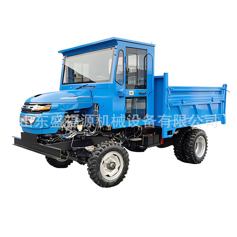 25马力柴油四不像运输工程车 带风扇农用四轮拖拉机翻斗车