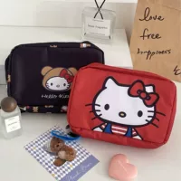 Складная косметическая сумка Hellokitty Многослойная практическая сумка для хранения Студенческая экскурсия