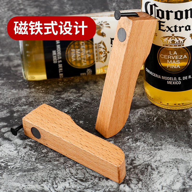 맥주 병따개, 원목 못 병따개, 와인 오프너, 음료 스파클링 와인 오프너, 자석 뚜껑 따개, 소다 추출기