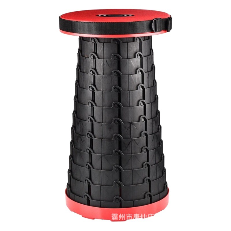 Comercio al por mayor de viaje plegable taburete portátil al aire libre ajustable retráctil zapatos de encogimiento Cambio de asiento pesca ancianos taburete