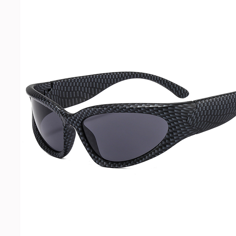 Millennium Future New Y2K Spicy Girl Cycling Punk Sports Network Occhiali da sole rossi Occhiali alla moda da donna_voghion.com