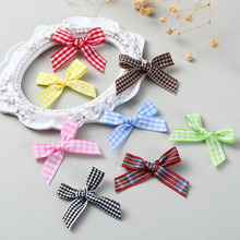 现货1CM格子带蝴蝶结辅料饰品配件内衣袜子装饰礼品盒丝带Diy装饰