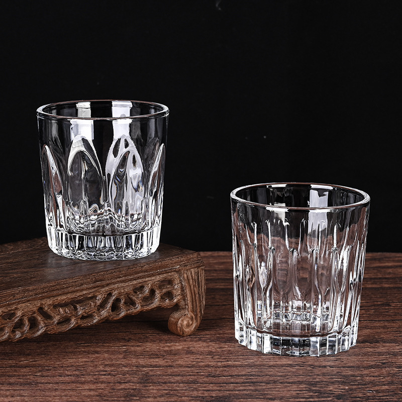 Bar tazas de cerveza clásicas KTV licores con hielo tazas de whisky fondo grueso un sorbo de taza de vino