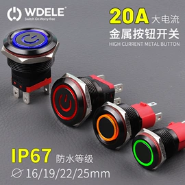 按钮开关;低压指示灯;蜂鸣器