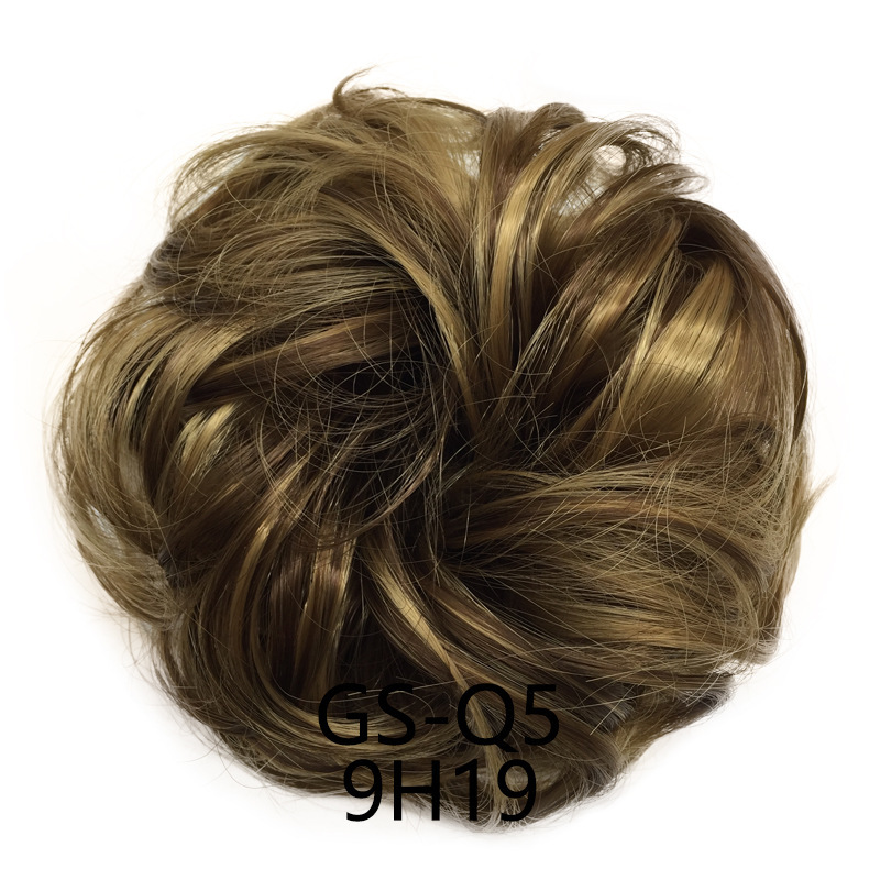 Europa y los Estados Unidos pelucas anillo de pelo de bolas cabeza cuerda elástica peludo natural peludo peludo transfronterizo